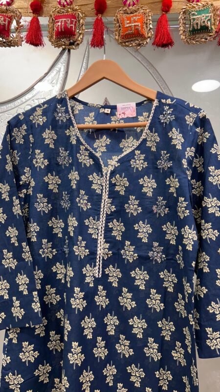 Floral Print Kurta