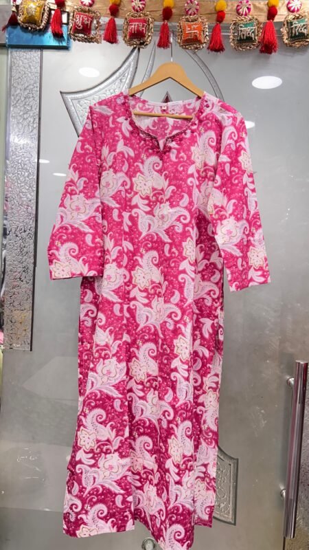 Paisley Print Kurta